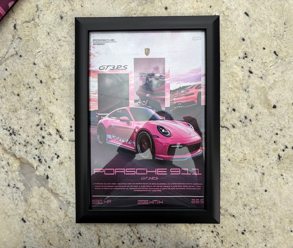Pink Porsche Frame