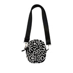 Black&White Doodles Mini Cross Bag