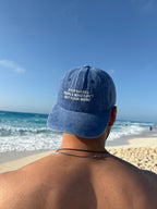 Stop Dating Blue Washed Cap