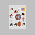 Friends Series Stickers A4 Paper Bundle