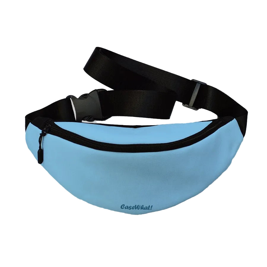 Baby Blue Plain Fanny Pack