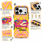 Lazy Girl “Mesh Adraa” Yellow Premium Phone Case