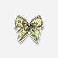 Dollar Ribbon Sticker