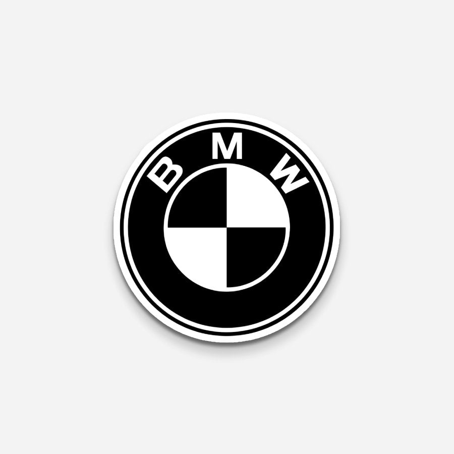 BMW Black& White Sticker