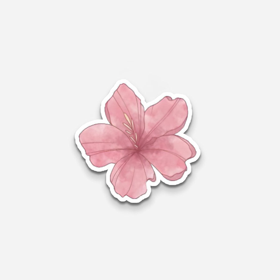 Pink Flower Sticker