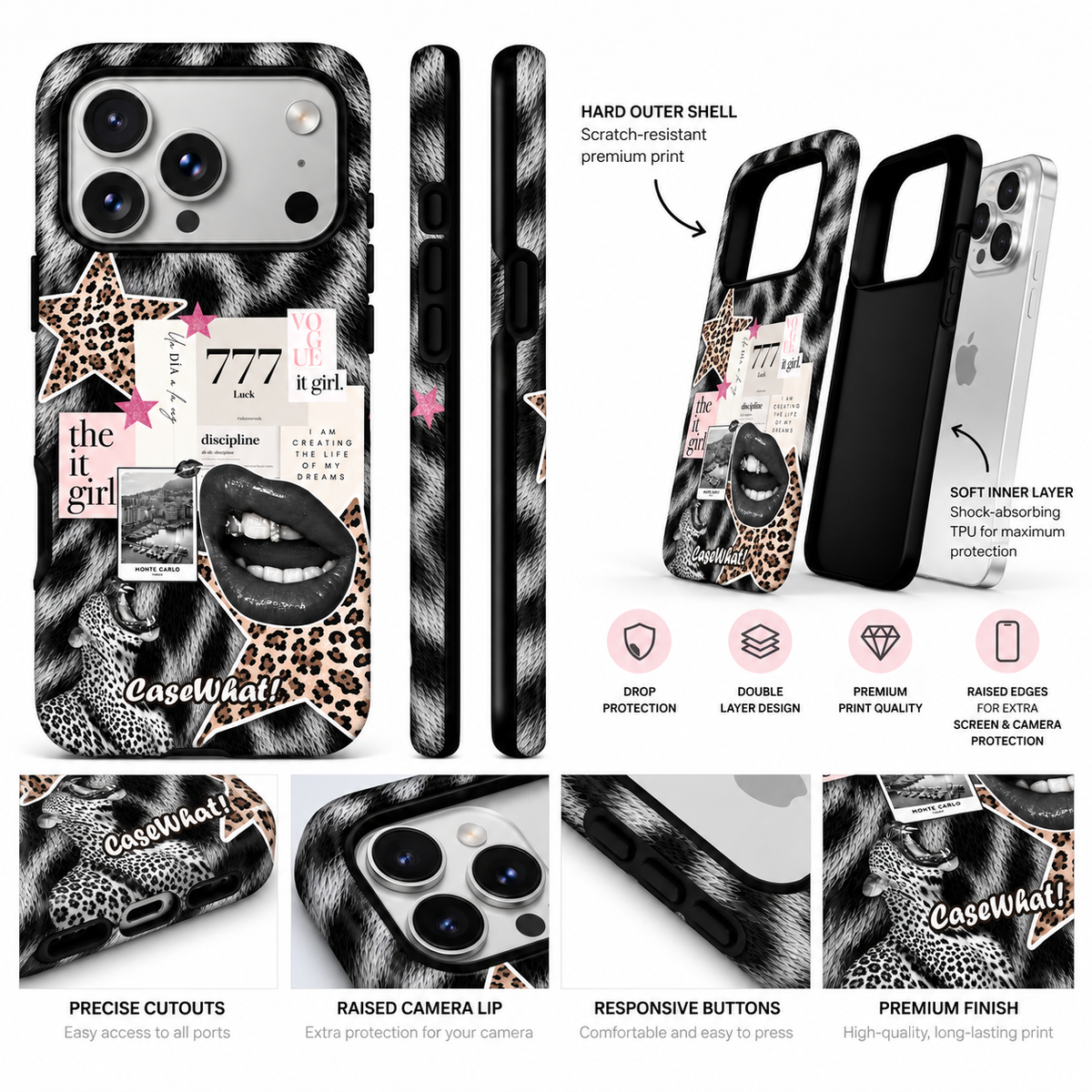 It Girl Energy Premium Phone Case