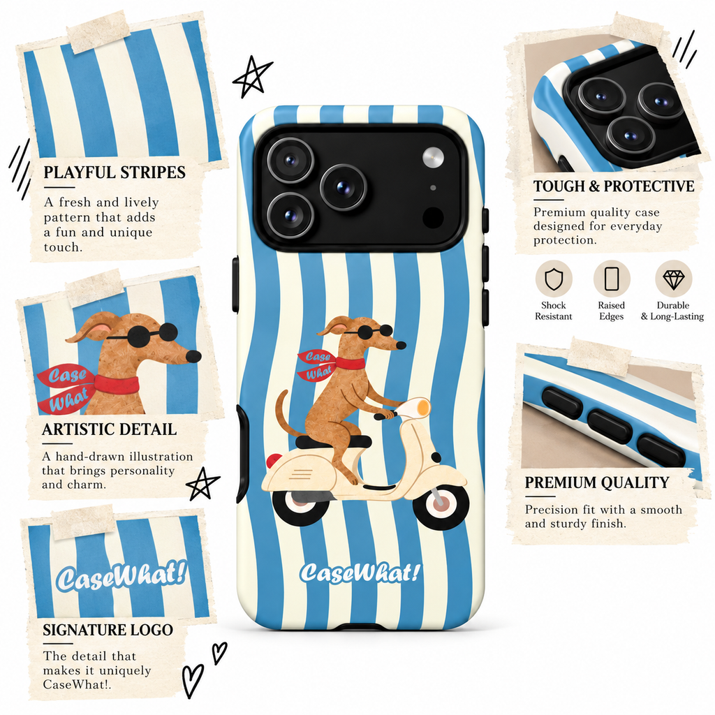 Scooter Pup Premium Phone Case