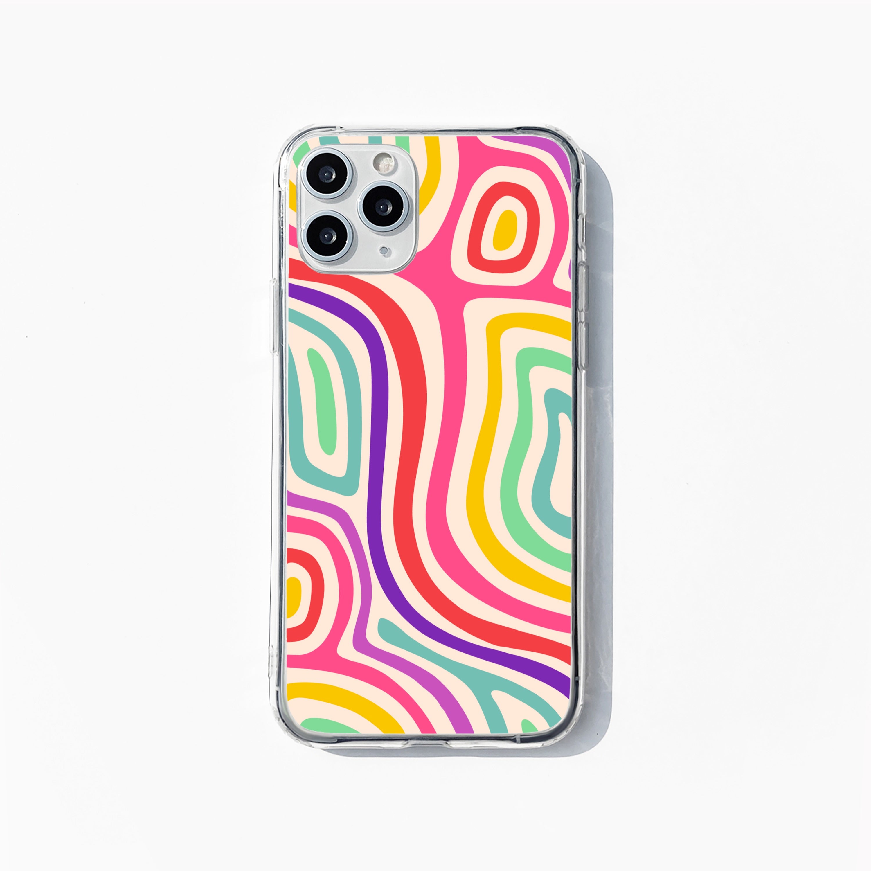 Colored Lines Mobile Case