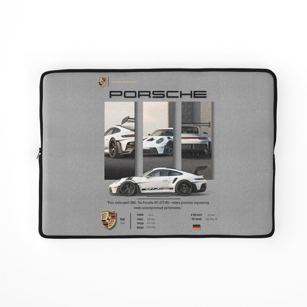 Porsche 911 GT3 RS Grey Laptop Sleeve