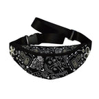 Black Doodle Pop Fanny Pack