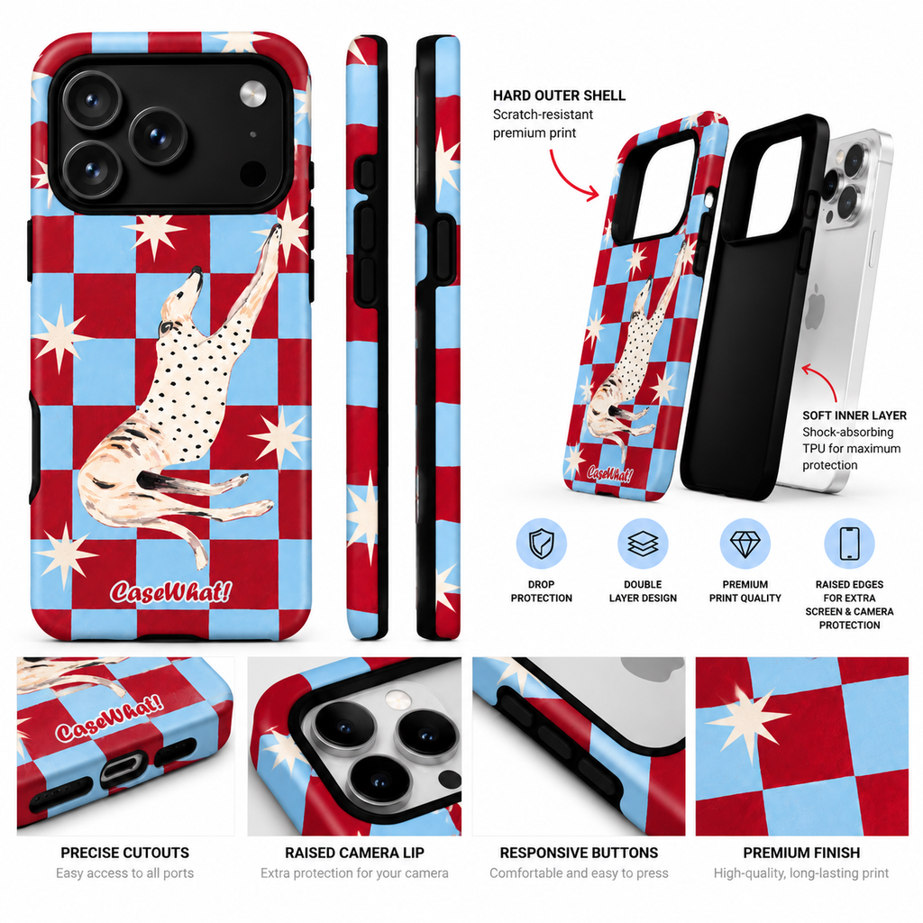 Retro Dalmatian Premium Phone Case