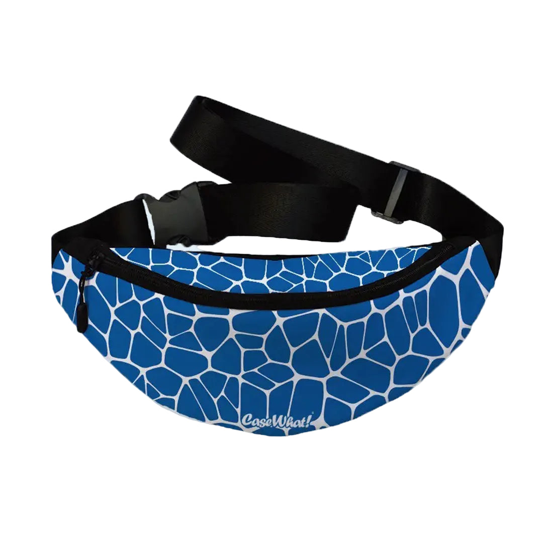Blue Mosaic Fanny Pack