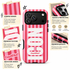 Icon Striped Premium Phone Case