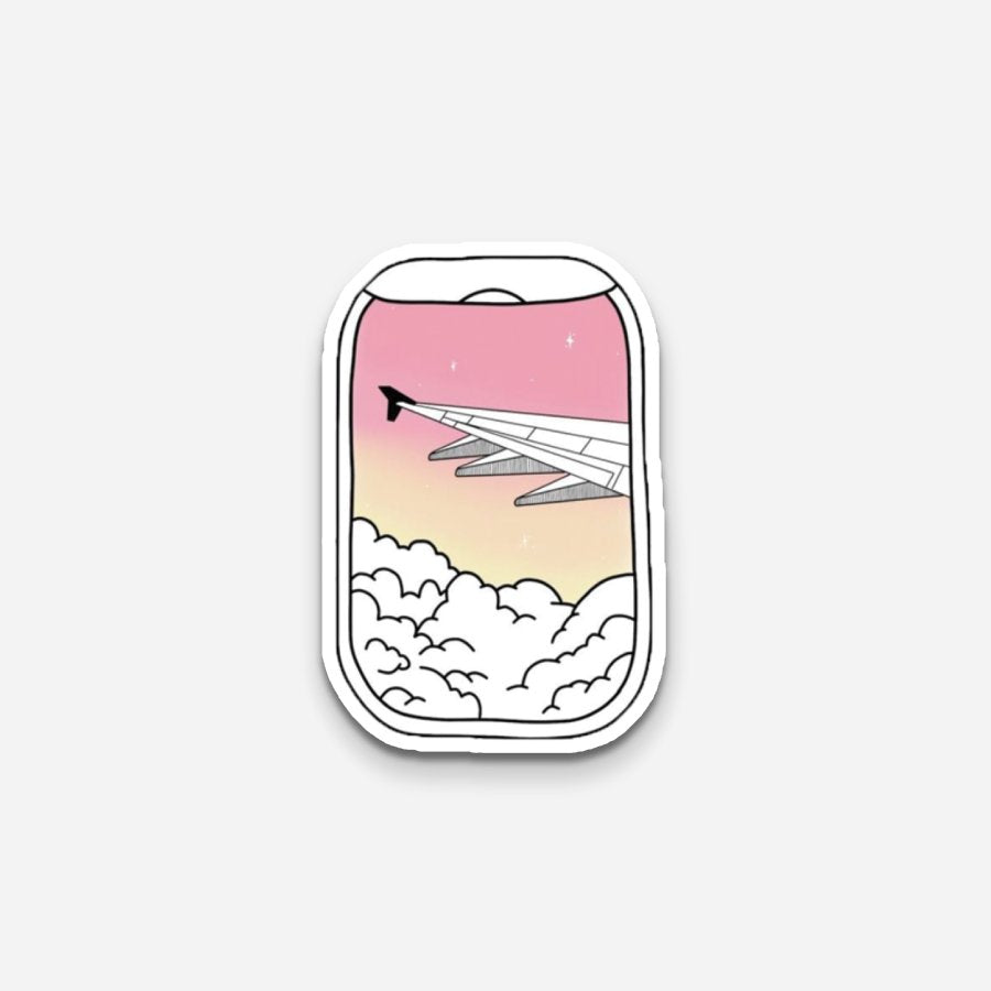 Flying Clouds Sticker