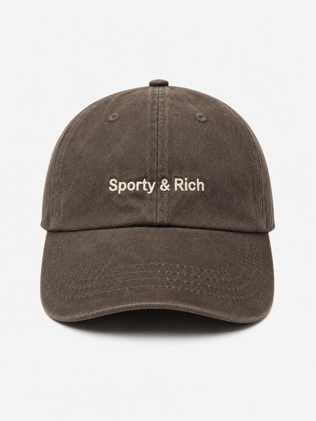Sporty & Rich Brown Washed Cap