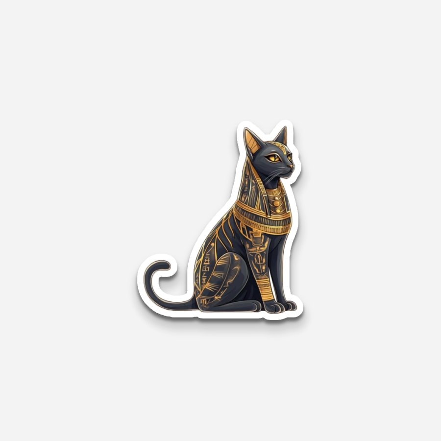 Pharaonic Egyptian Cat Sticker
