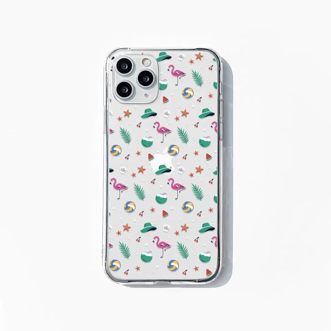 Flamingo Transparent Mobile Case