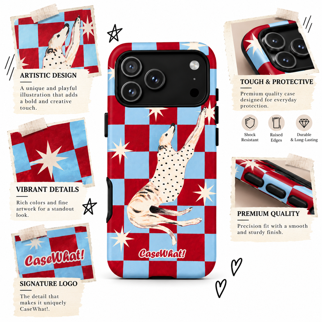Retro Dalmatian Premium Phone Case