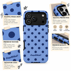 Bluberry Polka Dots Premium Phone Case