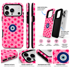 Pink Starry Evil Eye Premium Phone Case