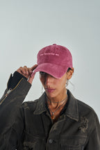 The Favorite Ex Burgundy Washed Cap