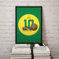 Iconic Brazilian 10 Frame