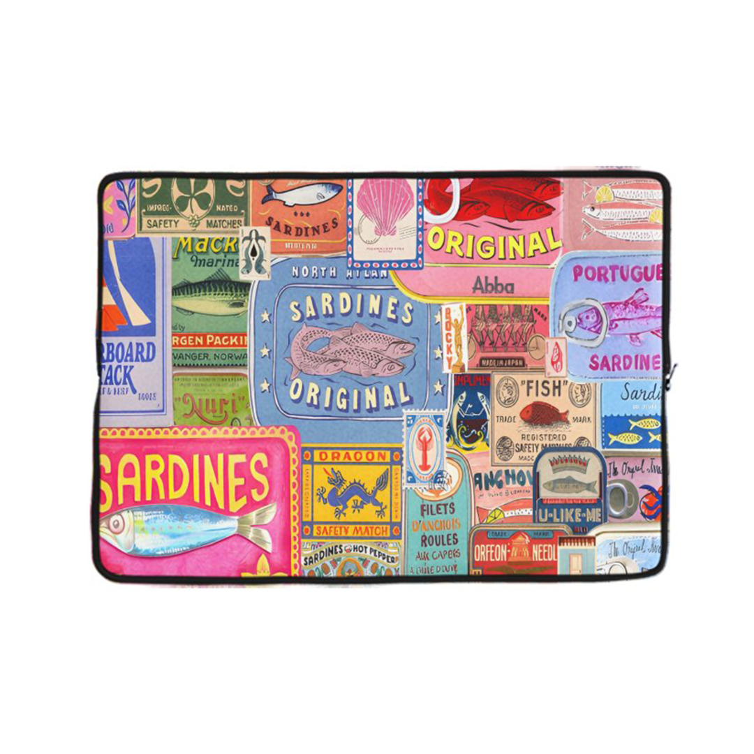Sardine Splash Laptop Sleeve