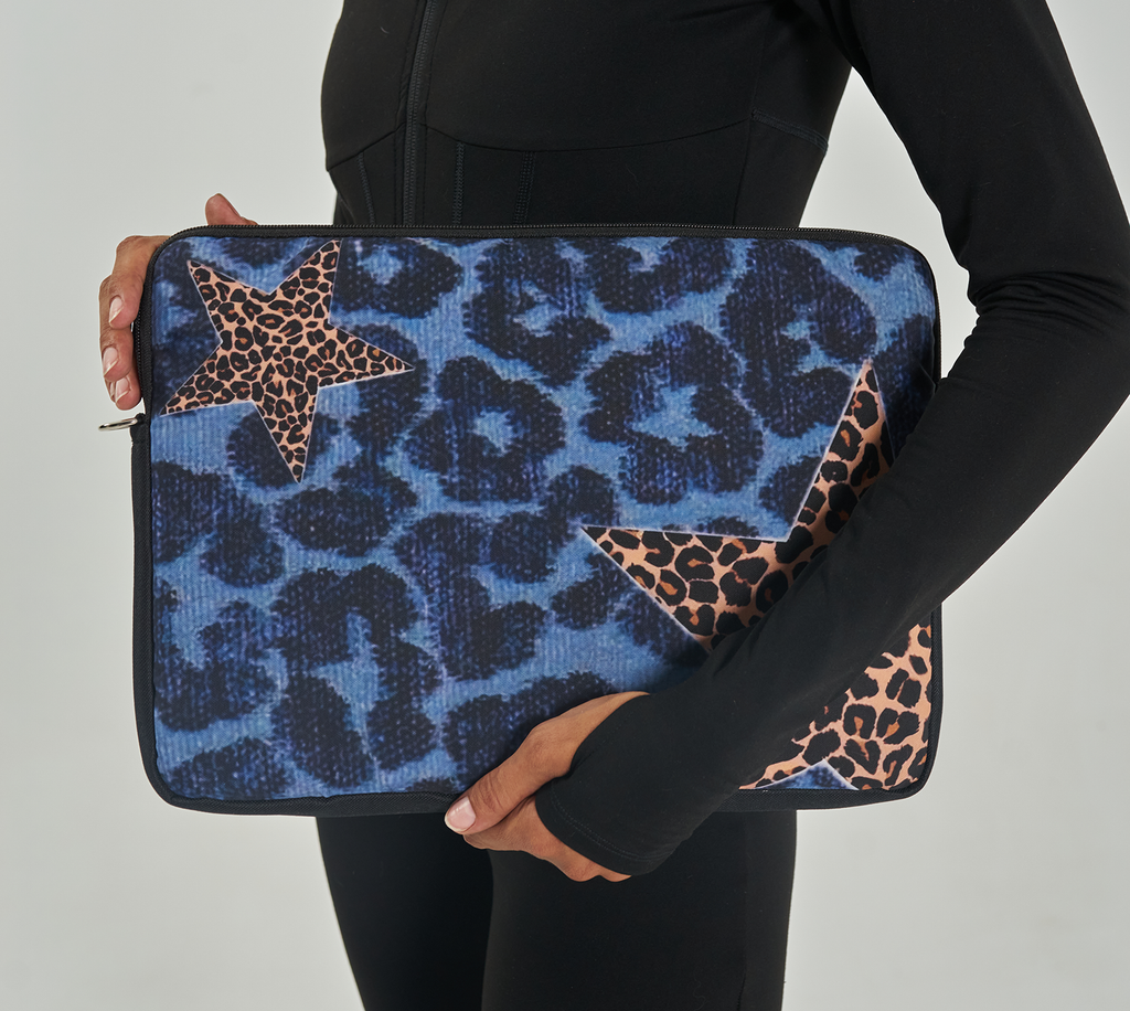 Midnight Leopard Laptop Sleeve