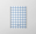 Sky Gingham Notebook