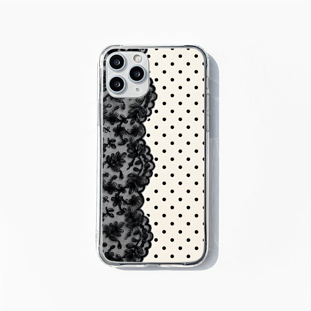 Lace & Polka Dots Mobile Case