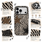 Zebra Glam Tough Premium Phone Case