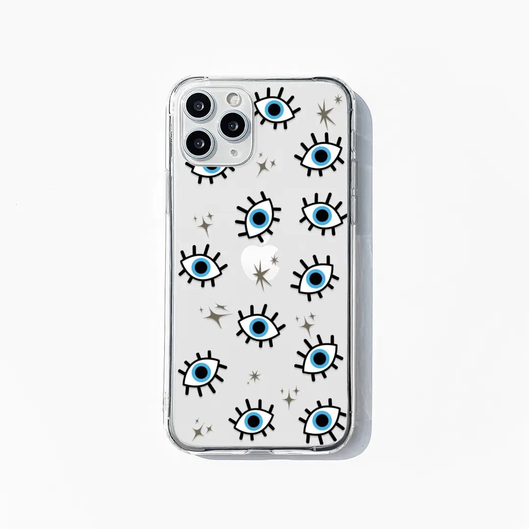 Transparent Evil Eye Mobile Case