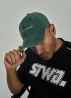 Consistency > Motivation Hunter Green Washed Cap