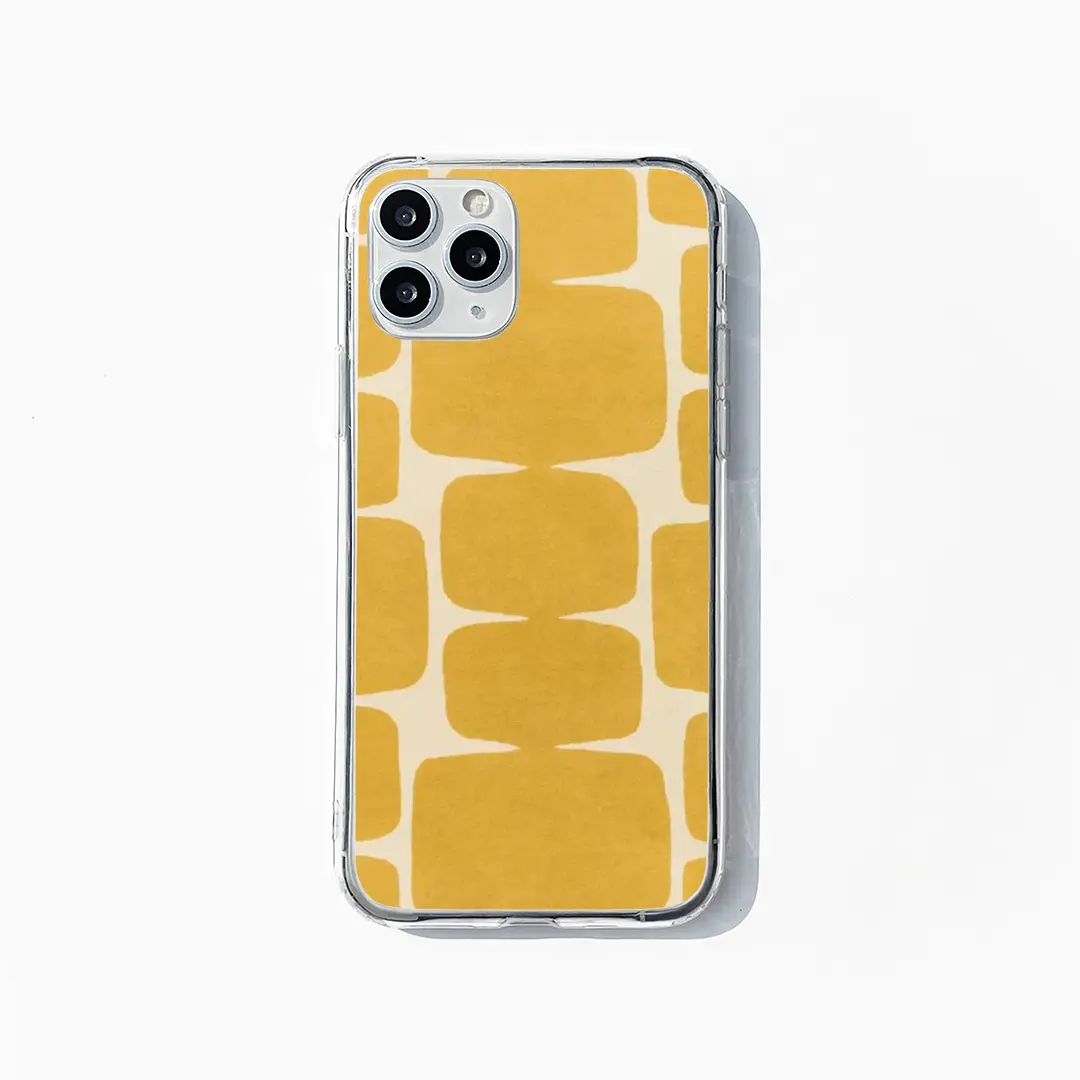 Yellow Abstract Mobile Case