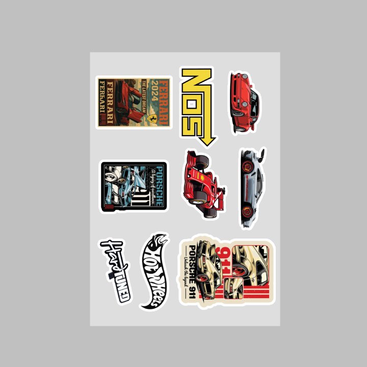 Cars Stickers Bundle