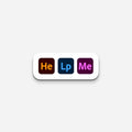 He-Lp-Me Sticker