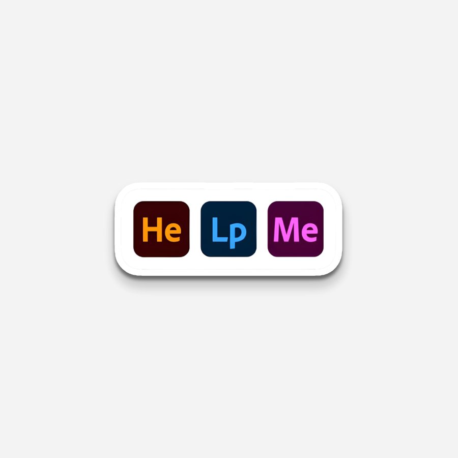 He-Lp-Me Sticker