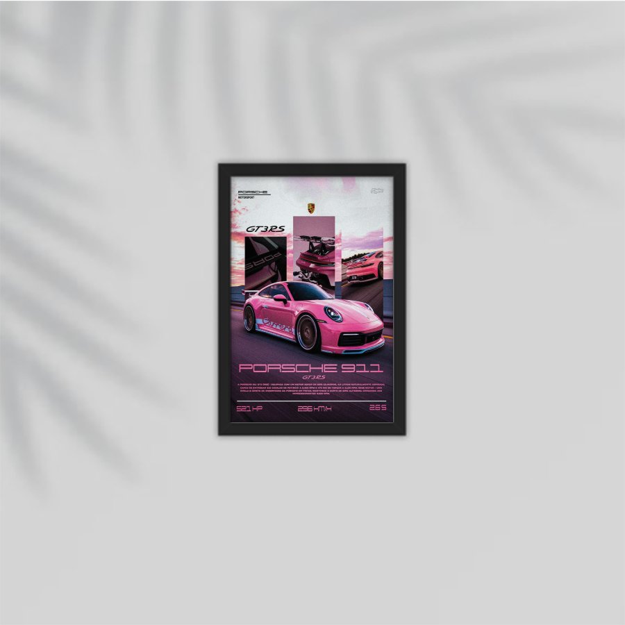 Pink Porsche Frame