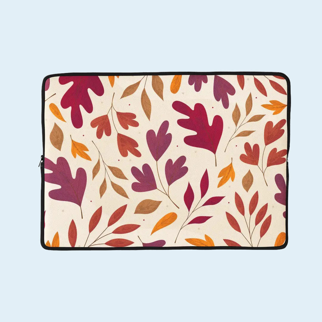 Colorful Leaves Laptop Sleeve