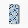 Blue 3 Evil Eye Mobile Case