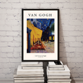 Café Terrace at Night By Van Gogh Frame