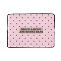 She Works Hard Laptop Sleeve