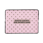 She Works Hard Laptop Sleeve