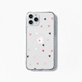 Transparent Hearts Mobile Case