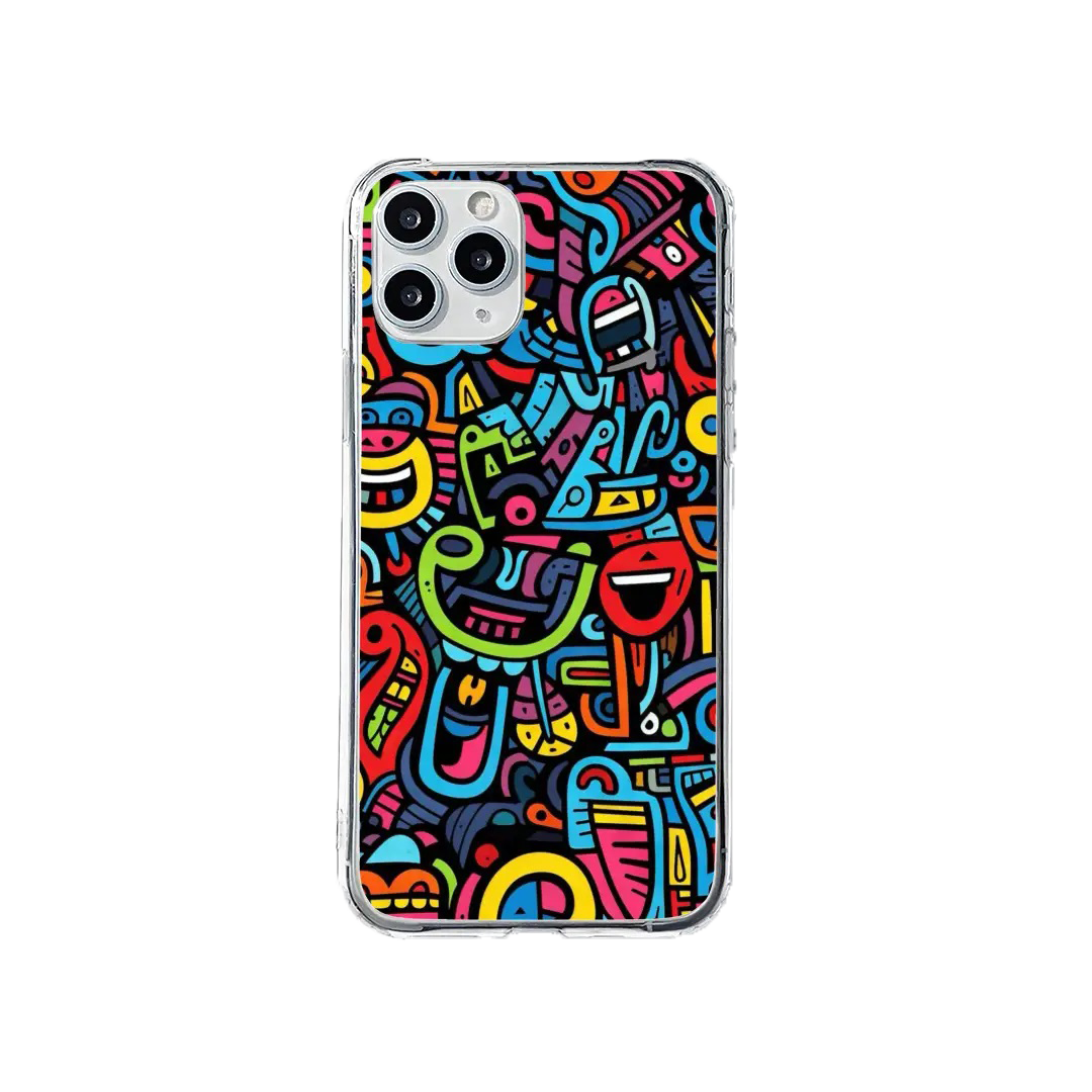 Colorful Doodles Mobile Case