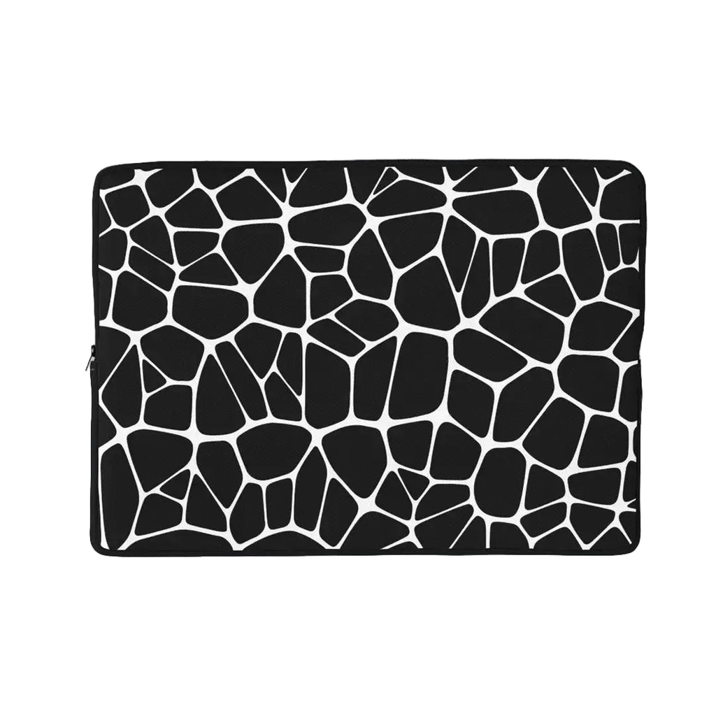 Black Mosaic Laptop Sleeve
