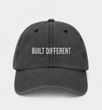 Built Different Dark Grey Washed Cap
