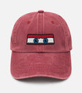 Windshield Eyes "Cars Cartoon" Burgundy Washed Cap