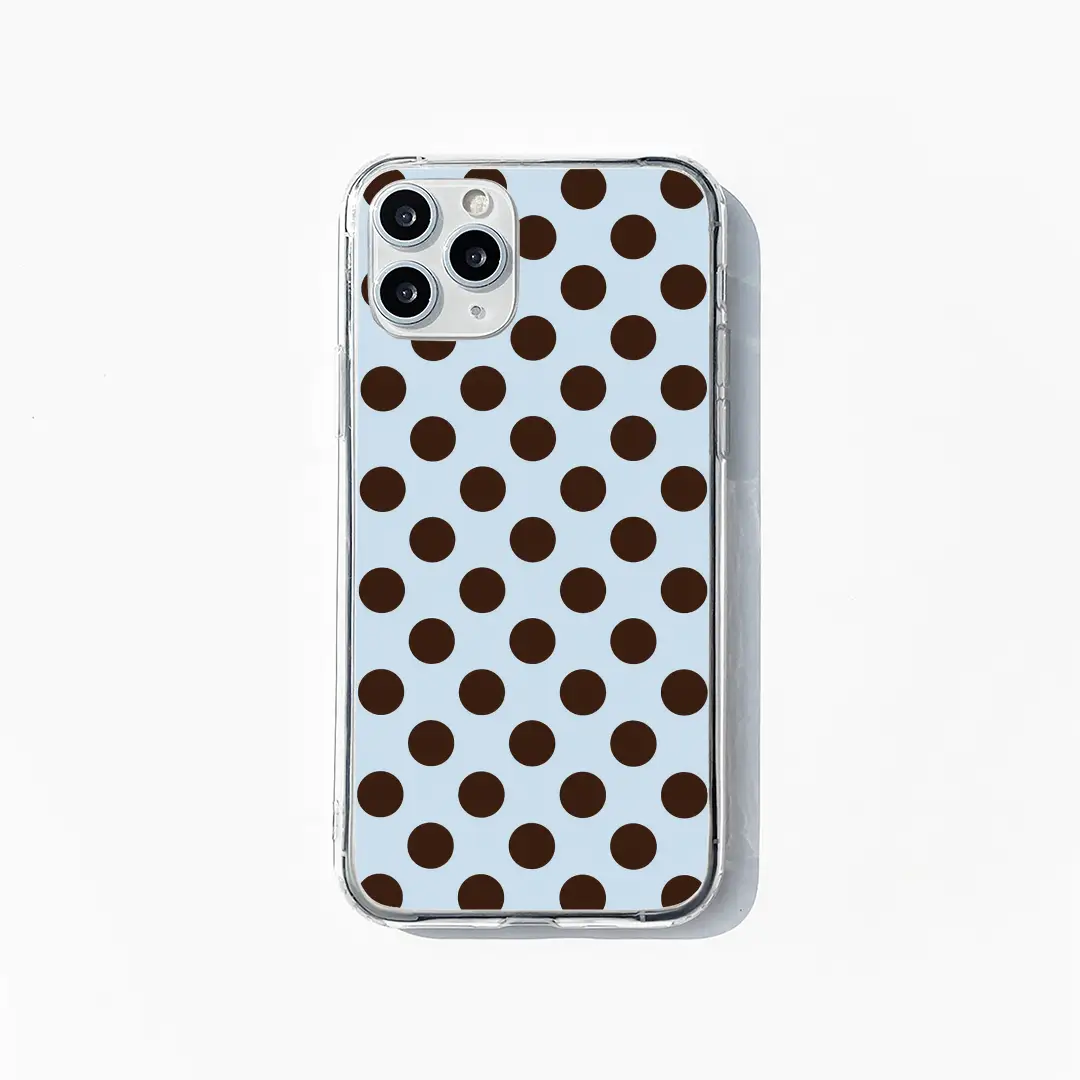 Mocha Polka Dots Mobile Case