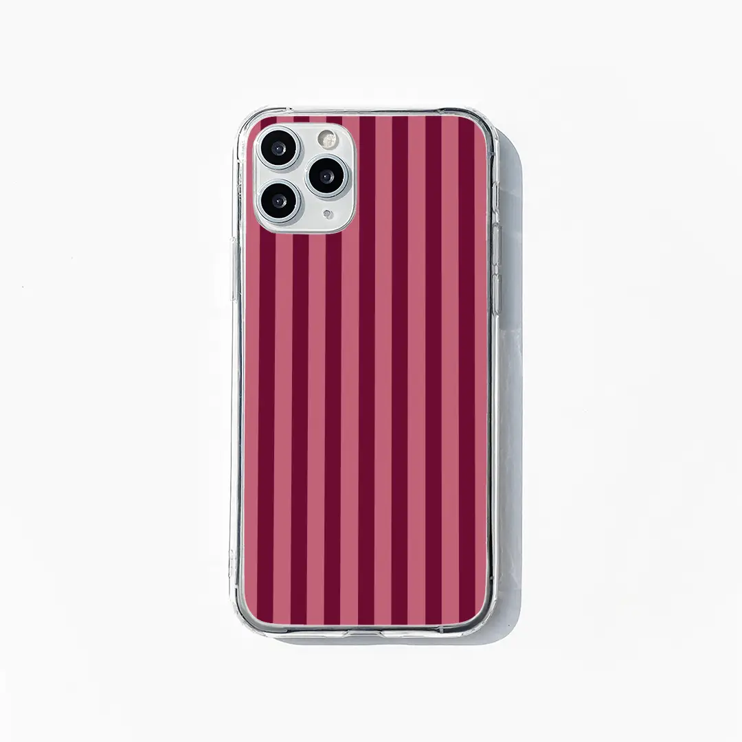Berry Bold Stripes Mobile Case